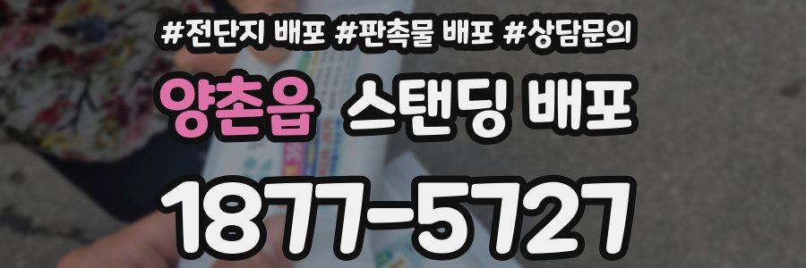 양촌읍 스탠딩 배포
