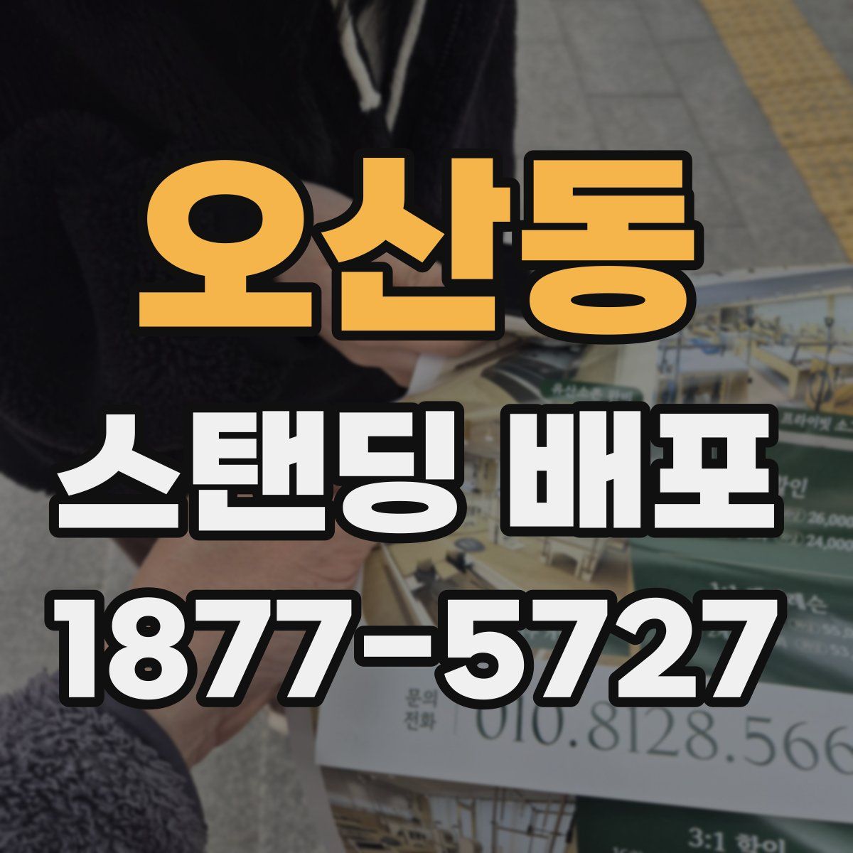 오산동 스탠딩 배포