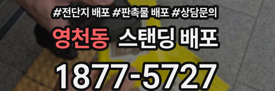 영천동 스탠딩 배포