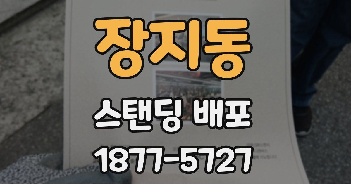 장지동 스탠딩 배포