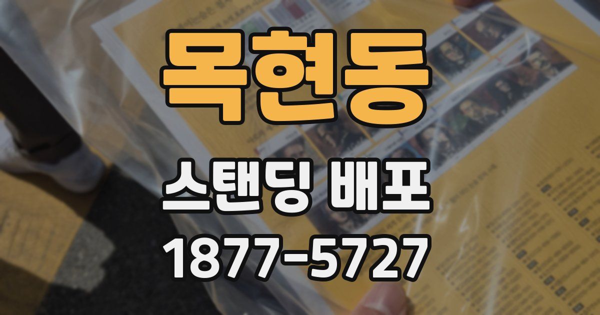 목현동 스탠딩 배포
