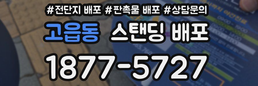 고읍동 스탠딩 배포