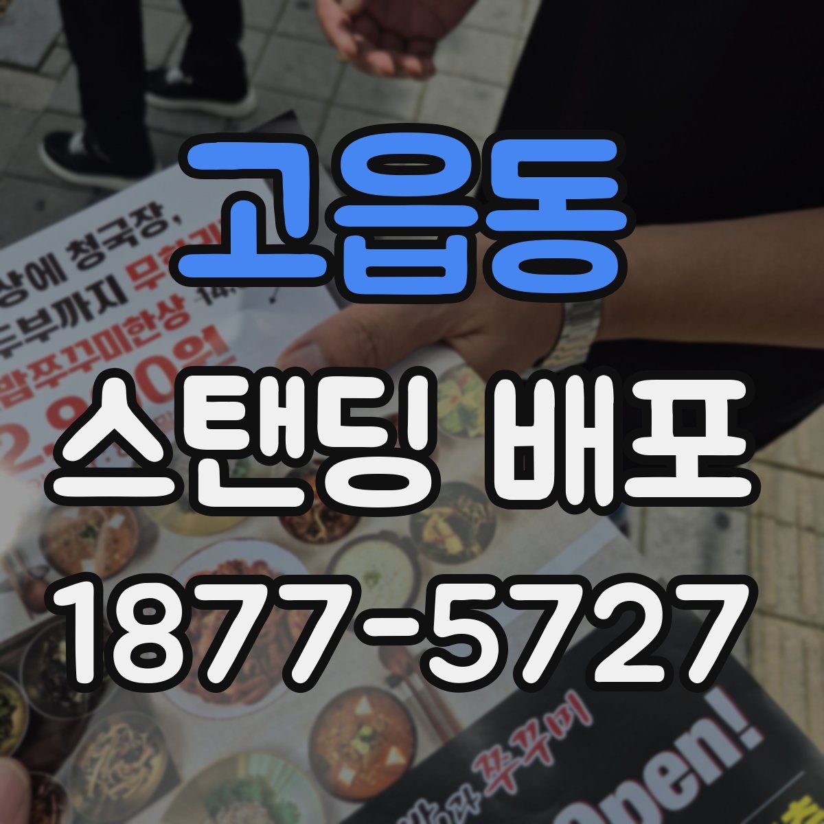 고읍동 스탠딩 배포