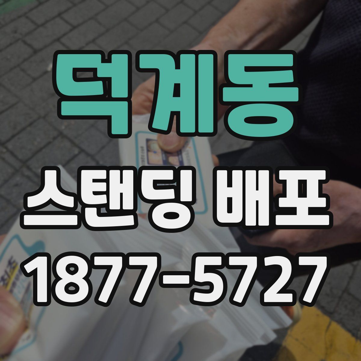 덕계동 스탠딩 배포