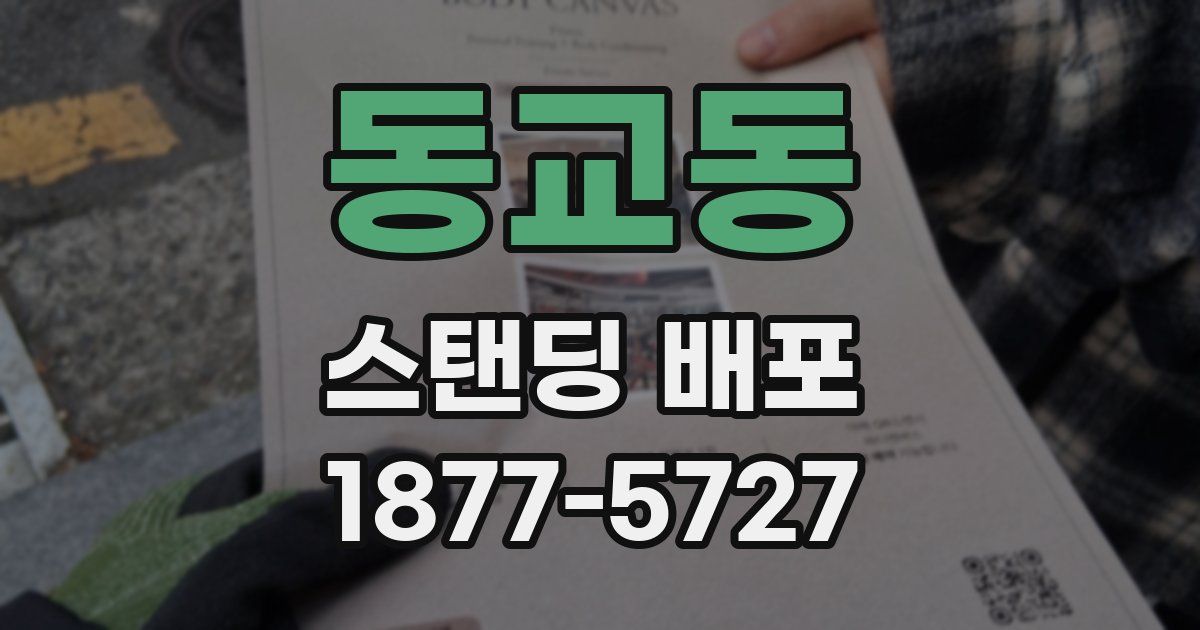 동교동 스탠딩 배포