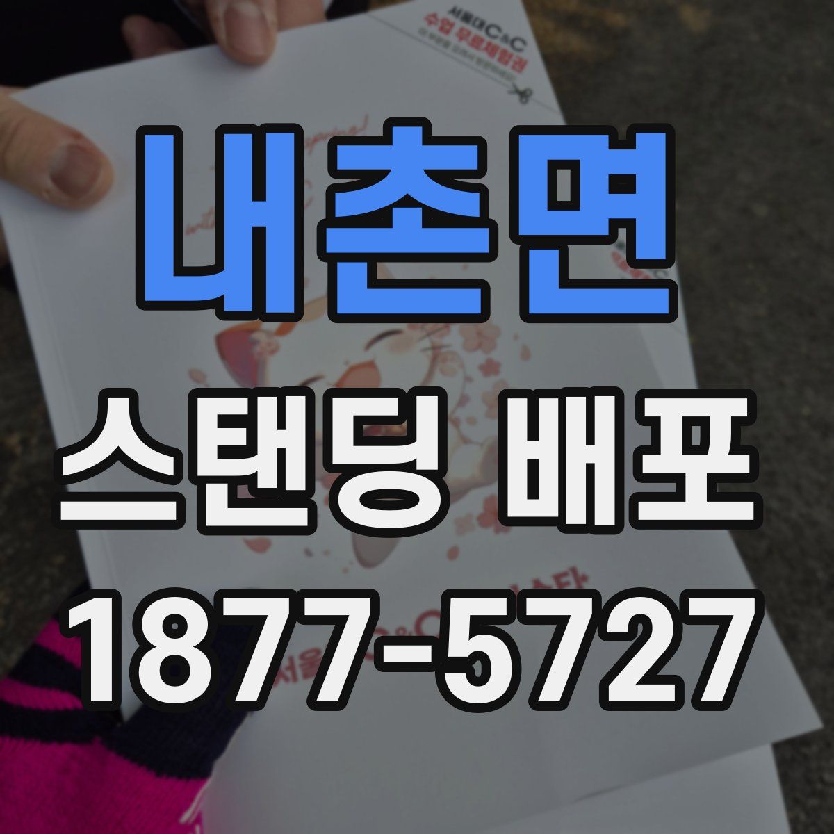 내촌면 스탠딩 배포