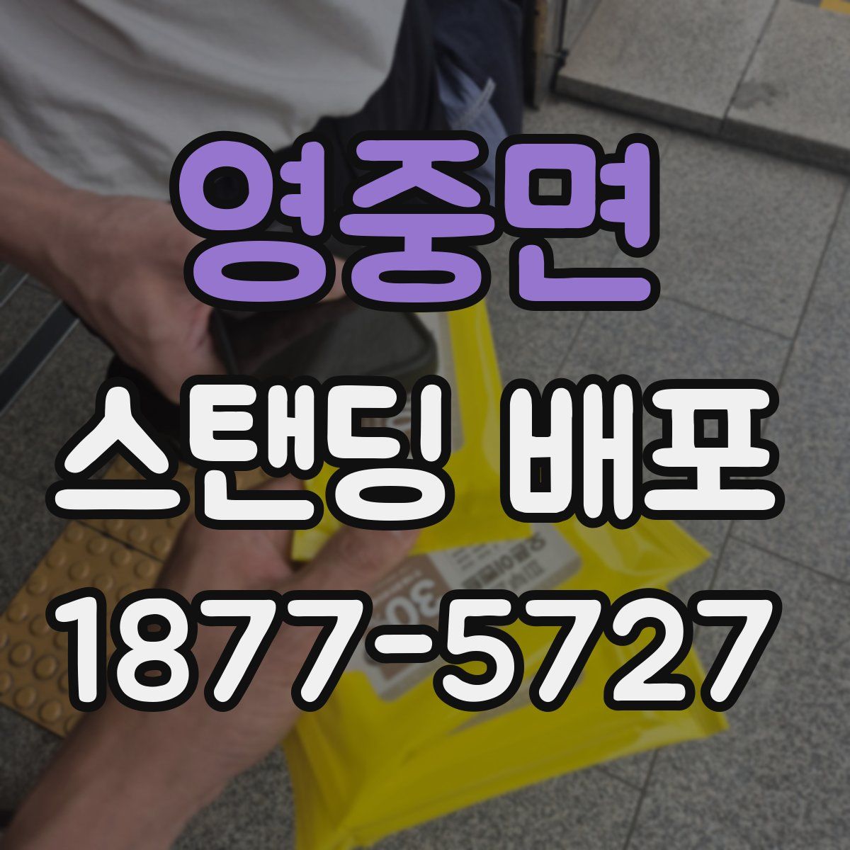 영중면 스탠딩 배포