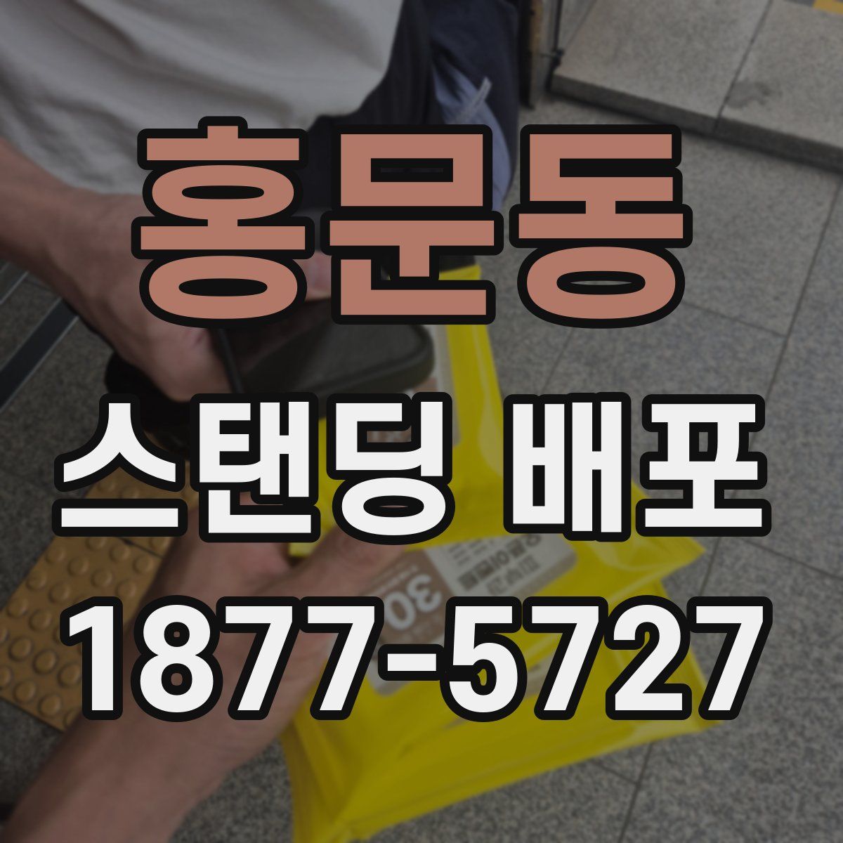홍문동 스탠딩 배포