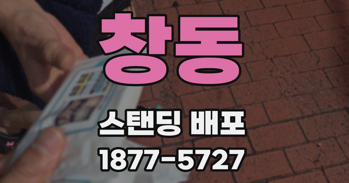 창동 스탠딩 배포