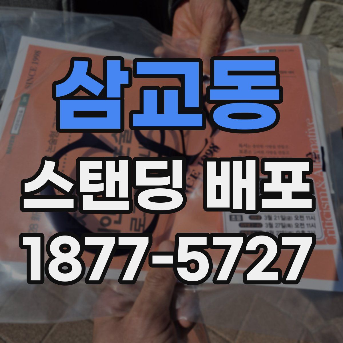 삼교동 스탠딩 배포