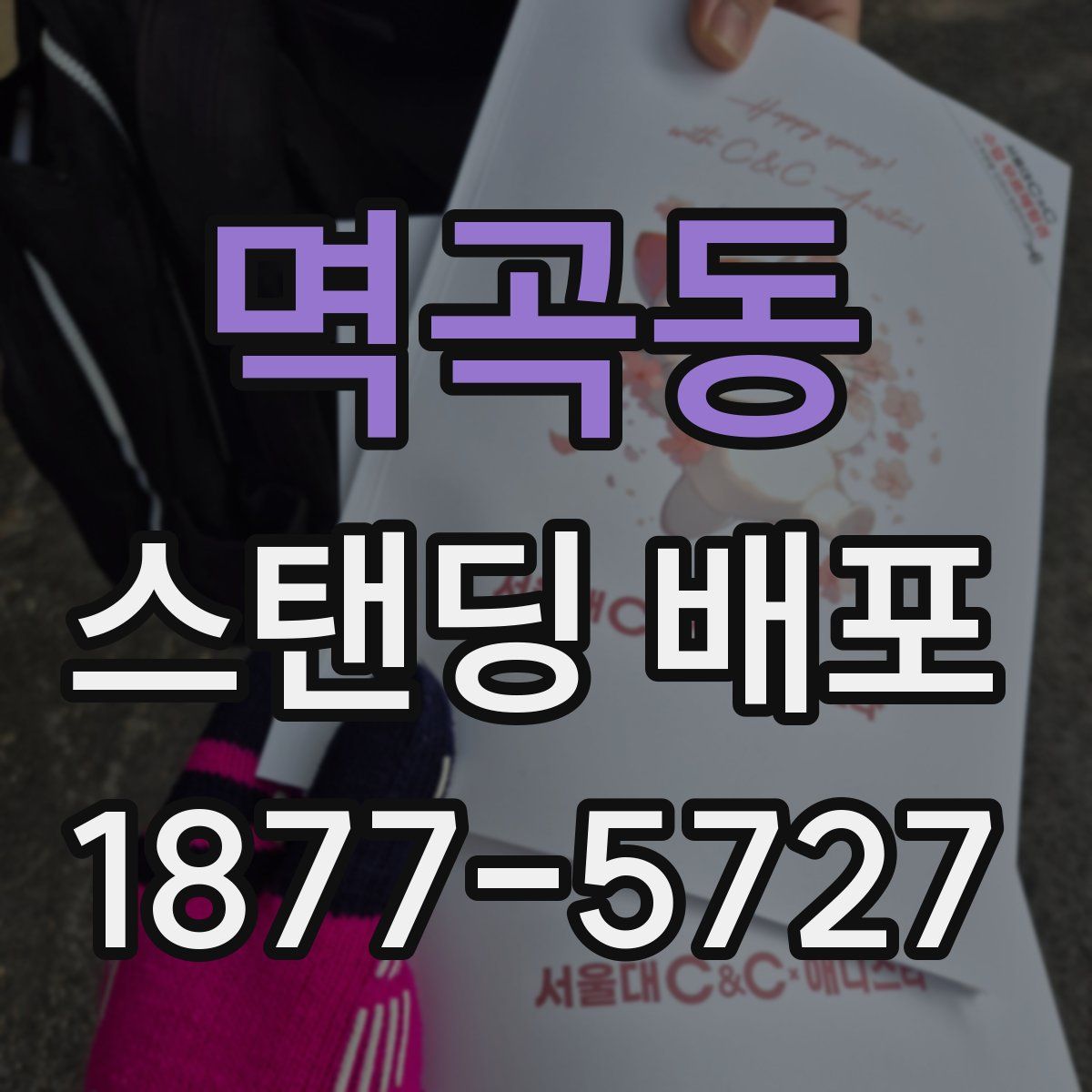 멱곡동 스탠딩 배포