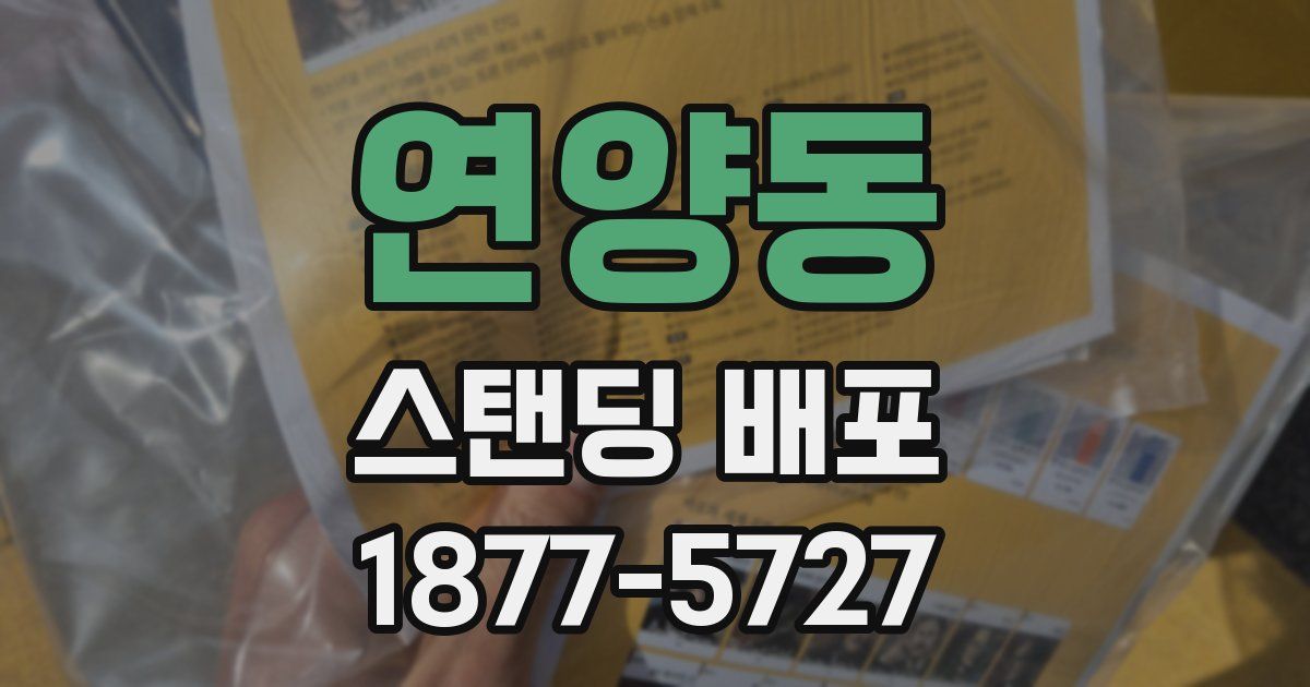 연양동 스탠딩 배포