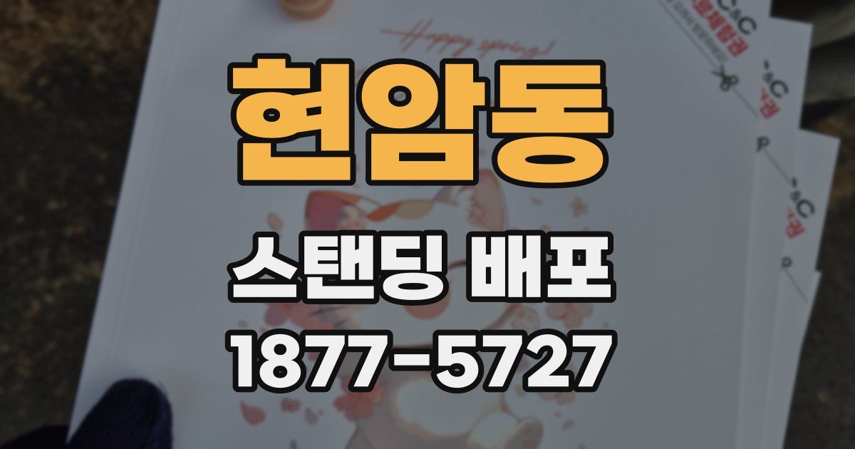현암동 스탠딩 배포