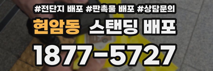 현암동 스탠딩 배포