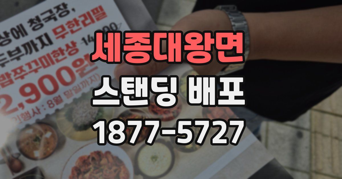 세종대왕면 스탠딩 배포