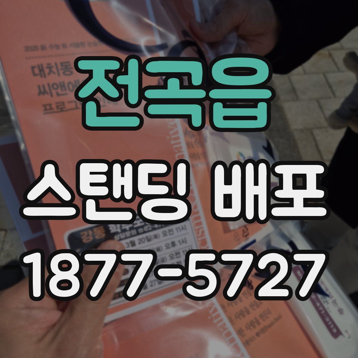 전곡읍 스탠딩 배포