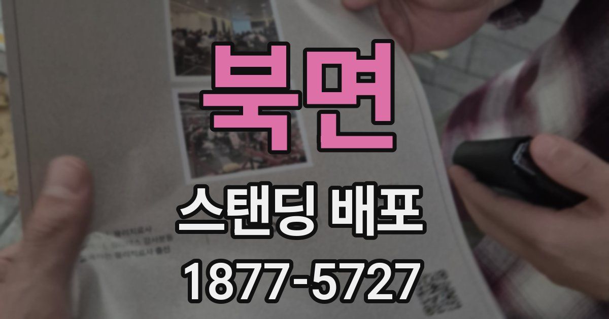 북면 스탠딩 배포