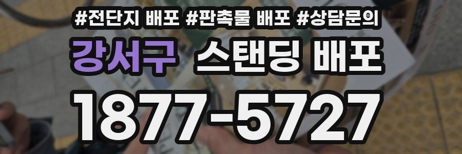 강서구 스탠딩 배포