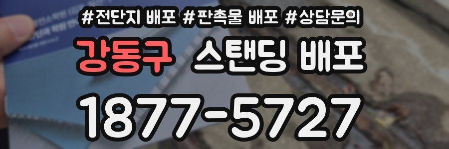 강동구 스탠딩 배포
