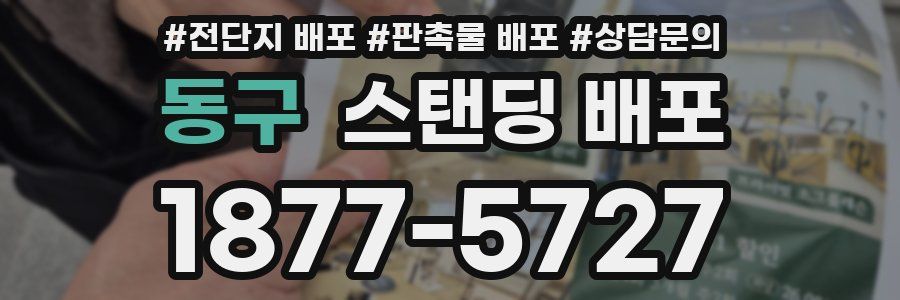 동구 스탠딩 배포