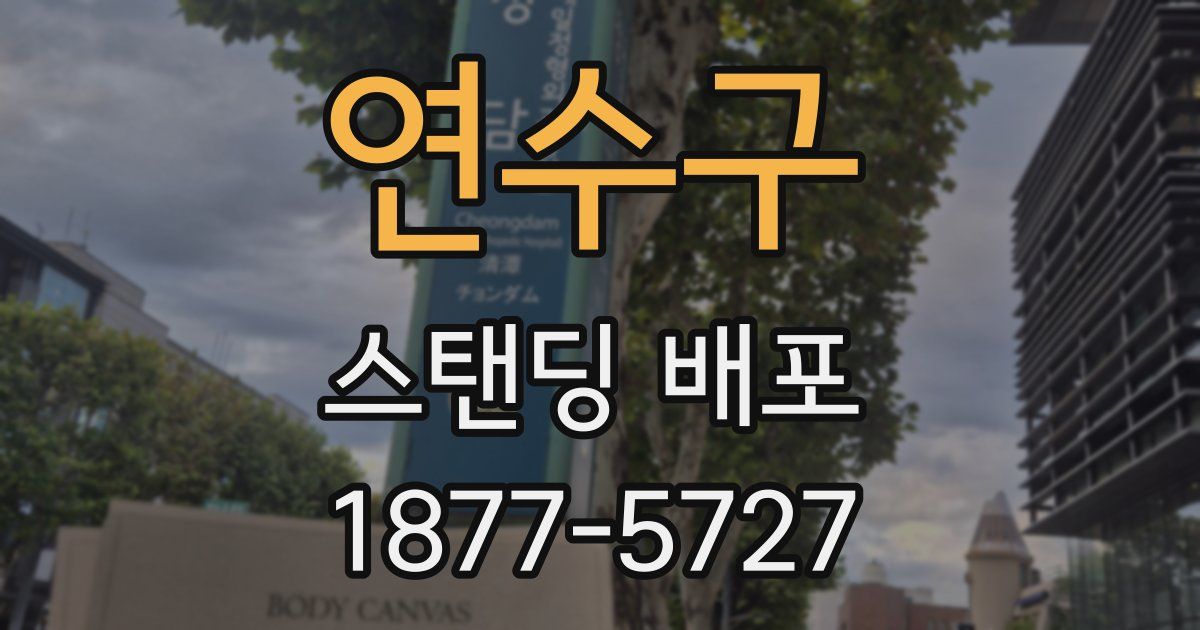 연수구 스탠딩 배포