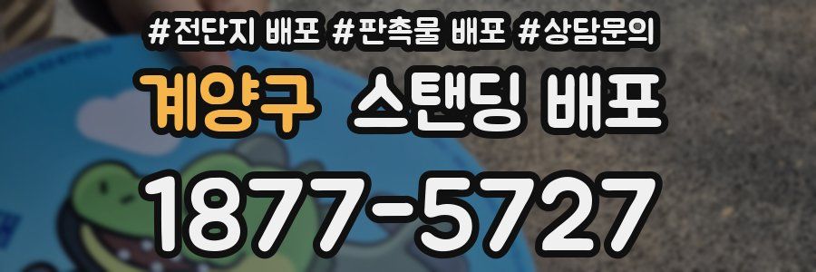 계양구 스탠딩 배포