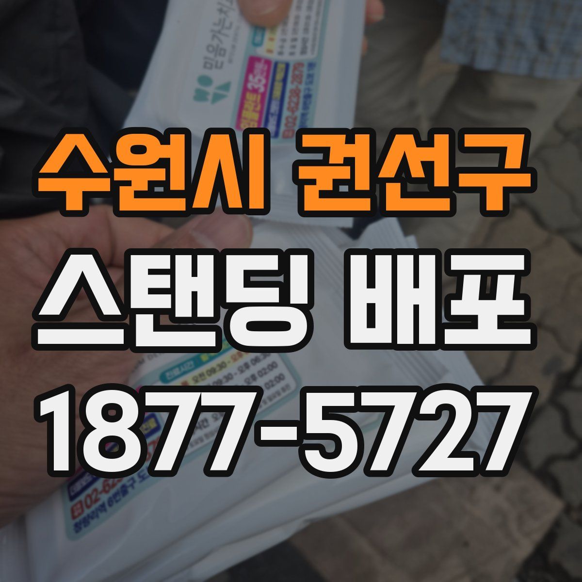 수원시 권선구 스탠딩 배포