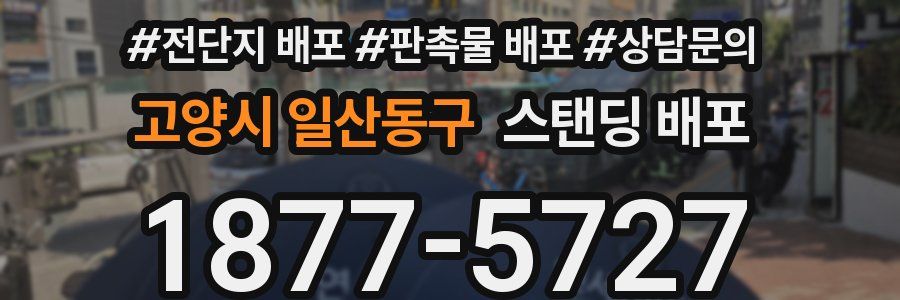 고양시 일산동구 스탠딩 배포
