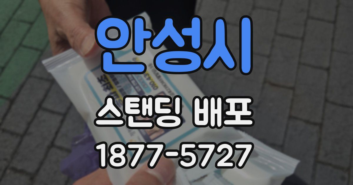 안성시 스탠딩 배포