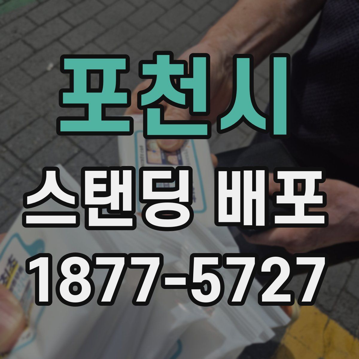 포천시 스탠딩 배포