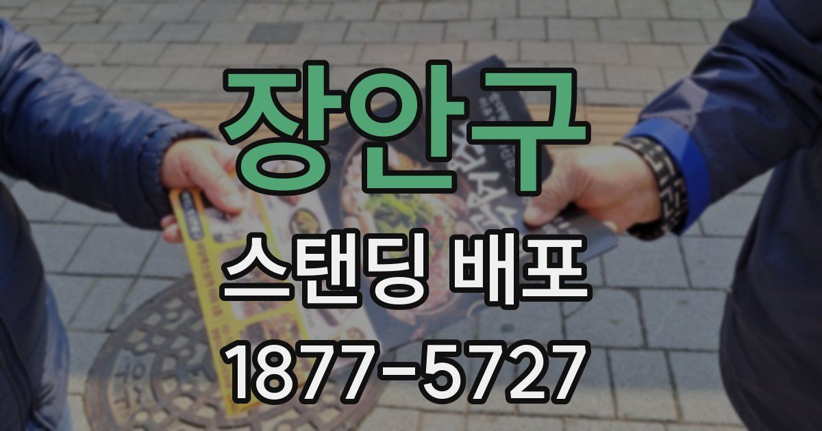 장안구 스탠딩 배포