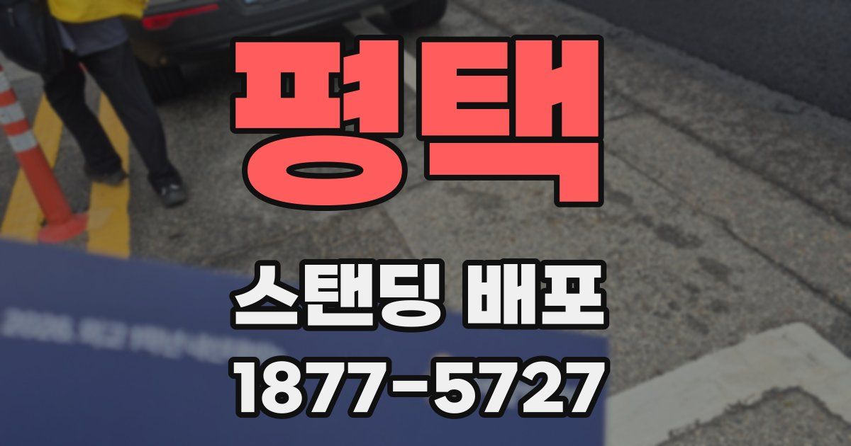 평택 스탠딩 배포