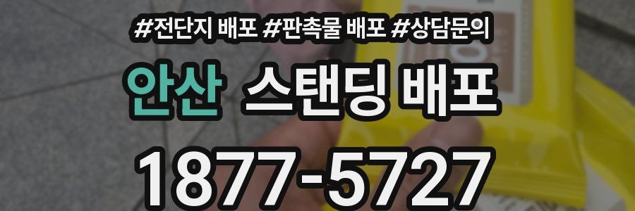 안산 스탠딩 배포