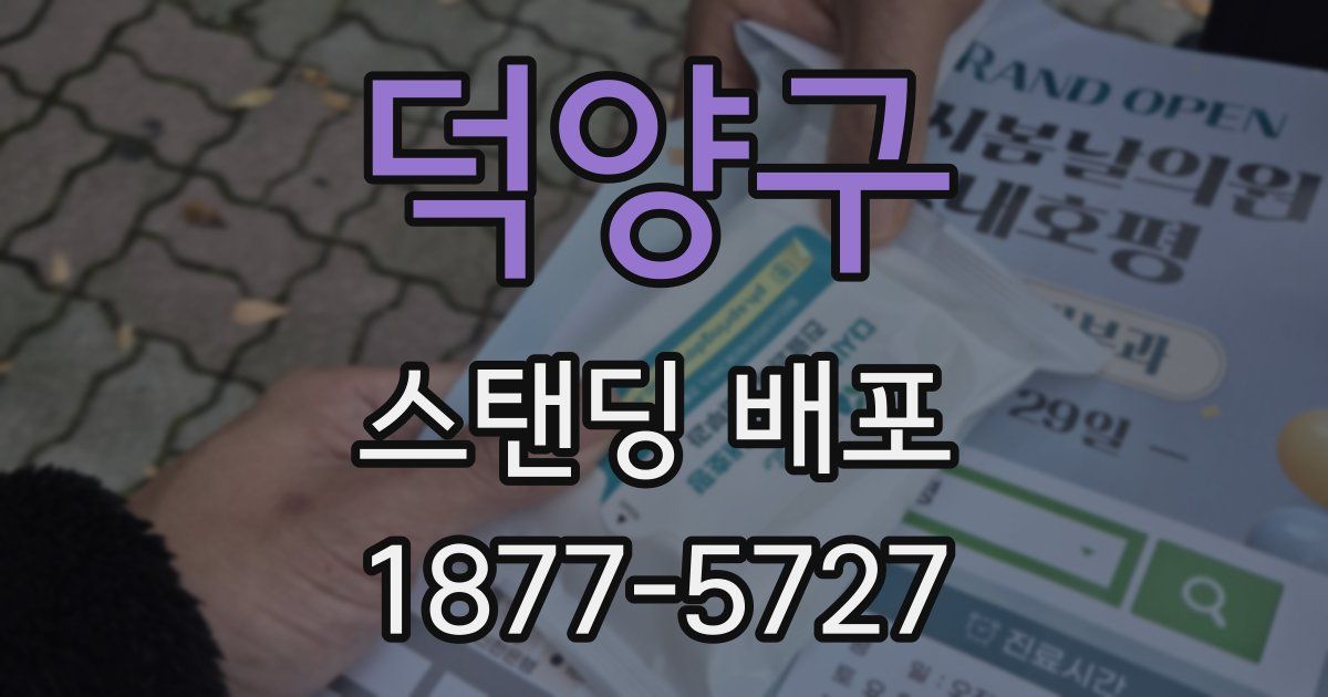 덕양구 스탠딩 배포