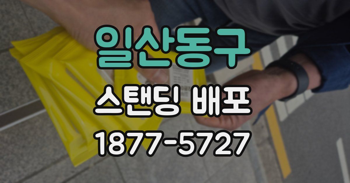 일산동구 스탠딩 배포