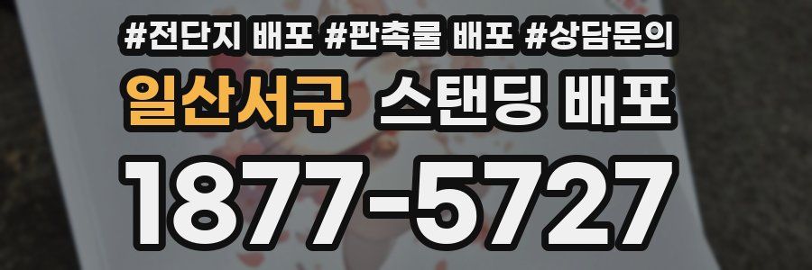 일산서구 스탠딩 배포