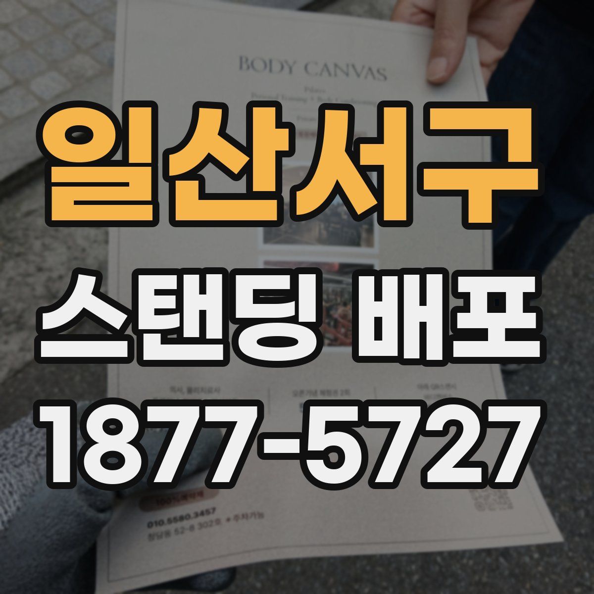 일산서구 스탠딩 배포