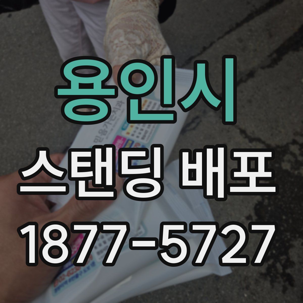 용인시 스탠딩 배포