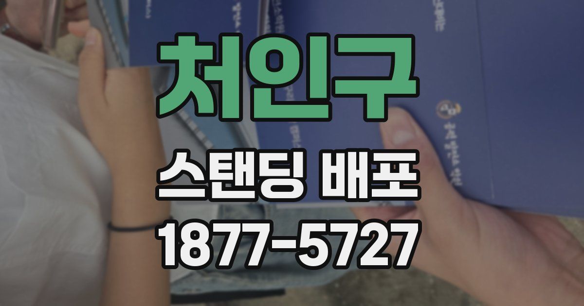 처인구 스탠딩 배포