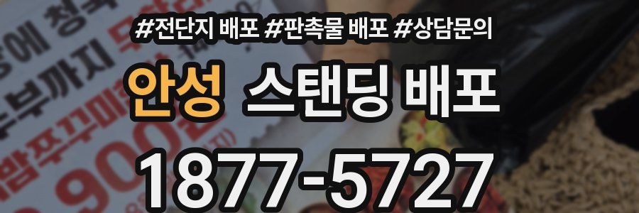 안성 스탠딩 배포