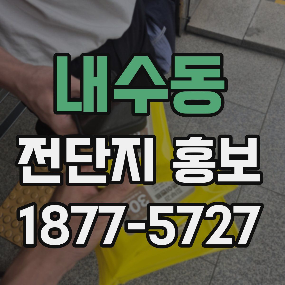 내수동 전단지 홍보