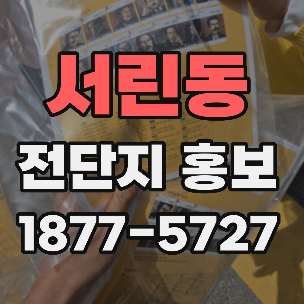 서린동 전단지 홍보