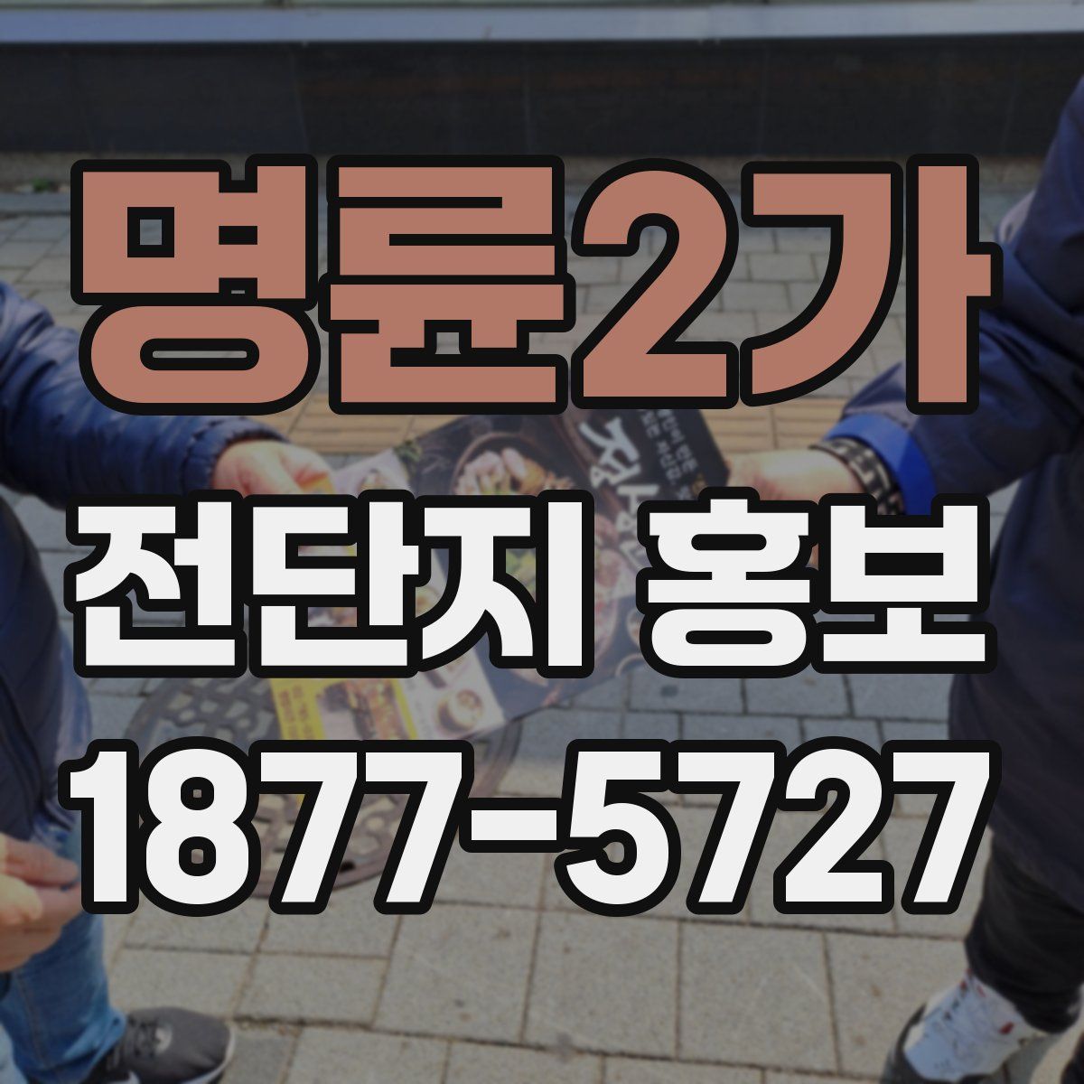명륜2가 전단지 홍보