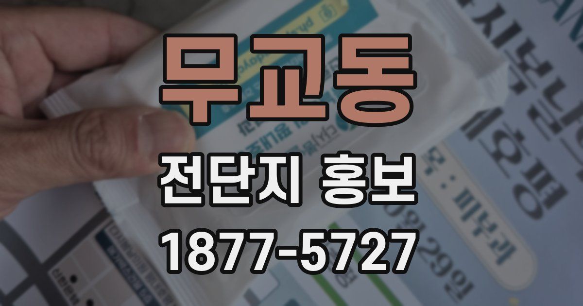 무교동 전단지 홍보