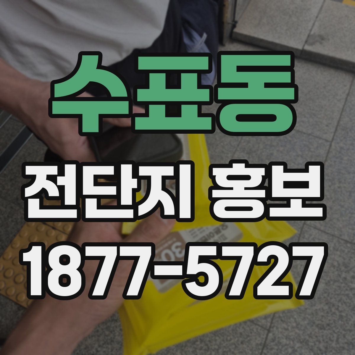 수표동 전단지 홍보