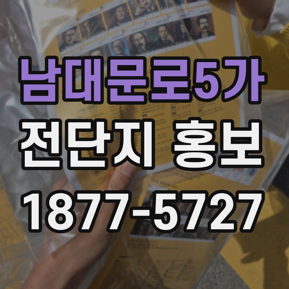남대문로5가 전단지 홍보