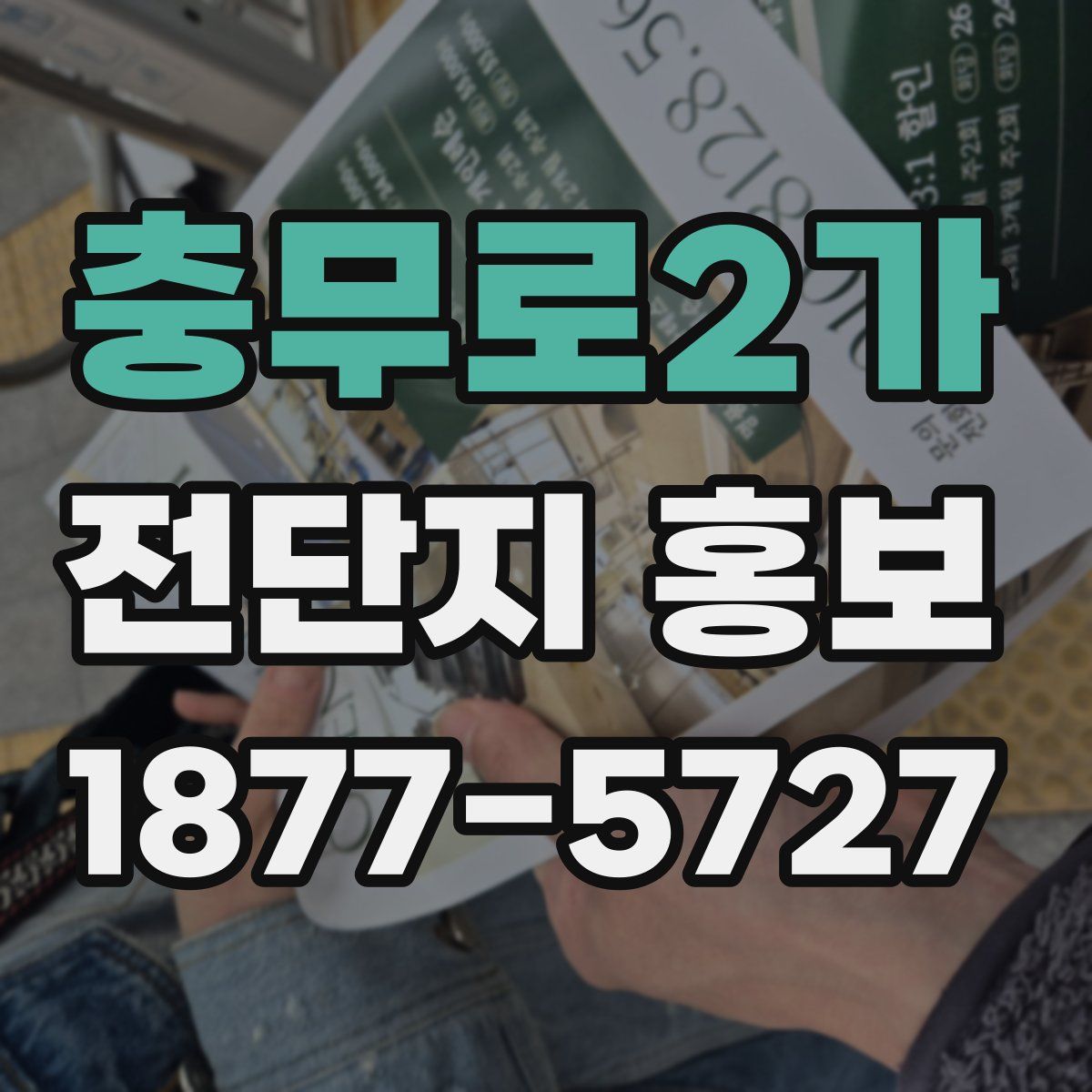 충무로2가 전단지 홍보