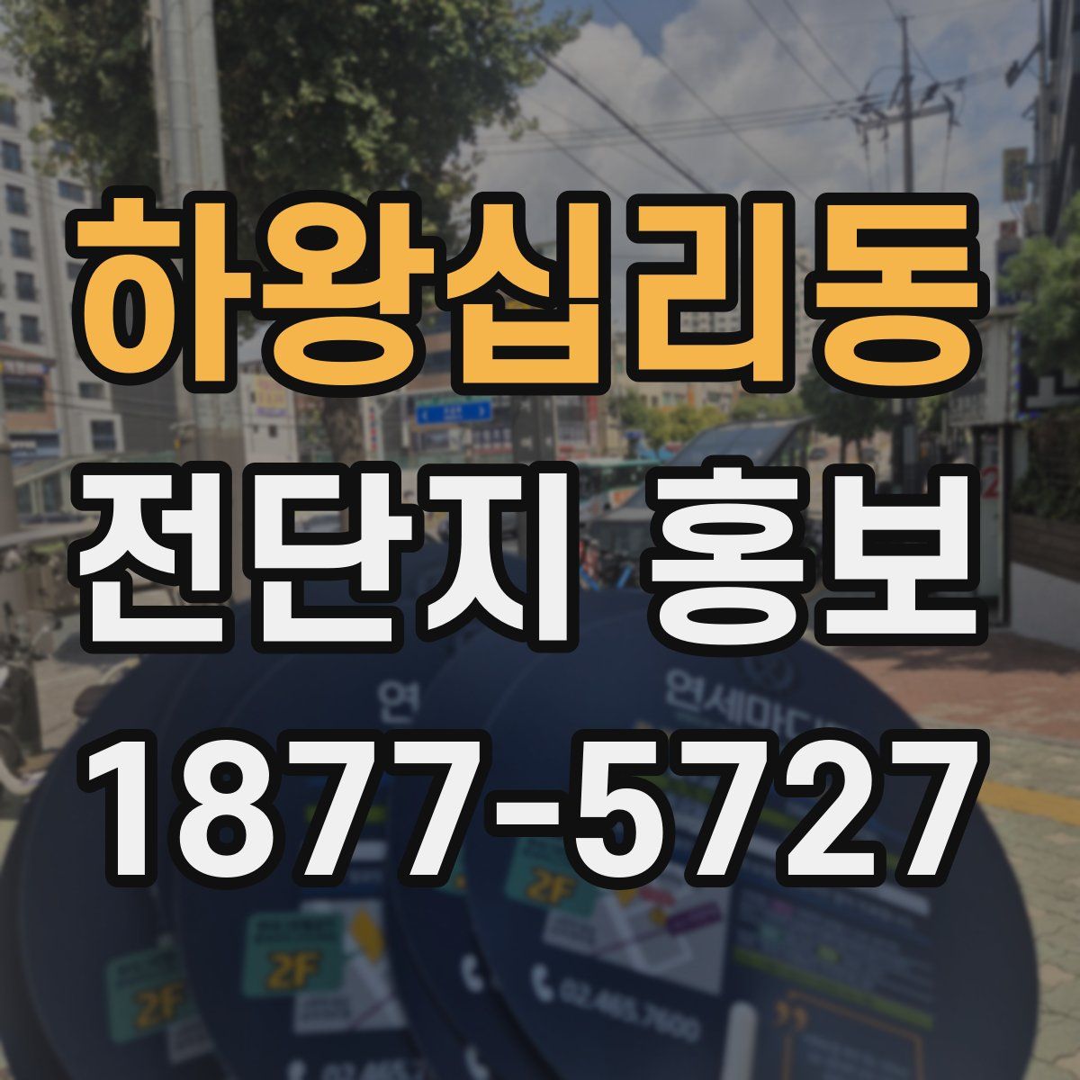 하왕십리동 전단지 홍보