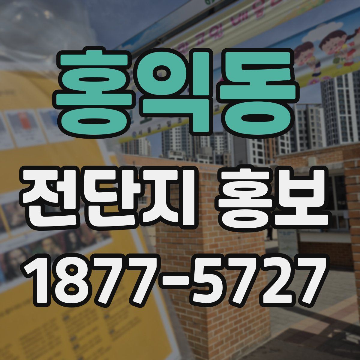 홍익동 전단지 홍보