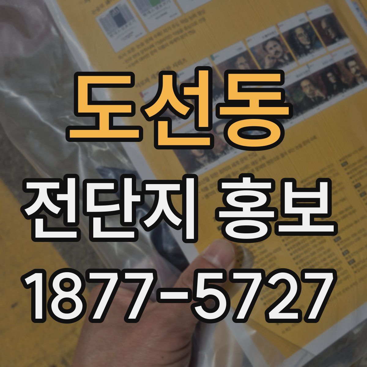 도선동 전단지 홍보